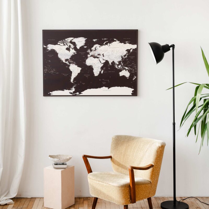 world-map-push-pin-with-frame-7p world-map-push-pin-with-frame-7p