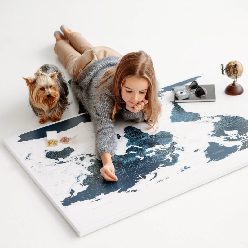 weltkarte reisen markieren meerblau 23P weltkarte reisen markieren meerblau 23P